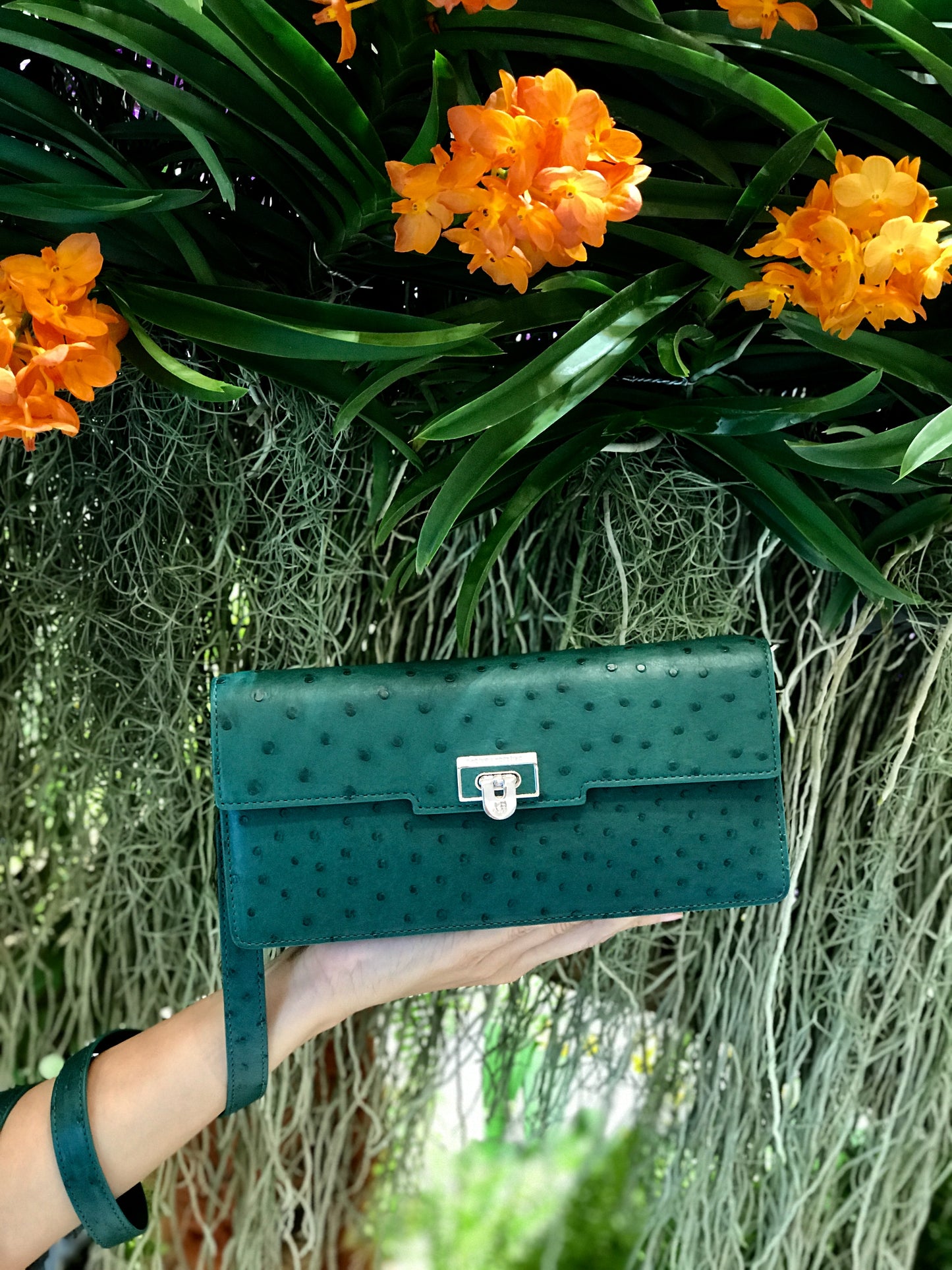 Clutch Wallet with Long Strap